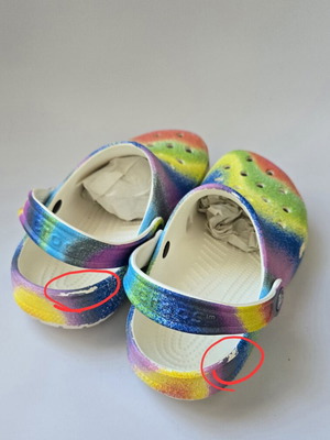 Crocs J3 new, size 34, multicolor