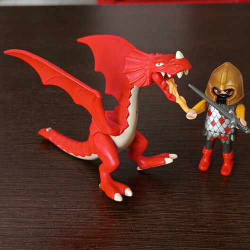Playmobil Knight with Dragon used