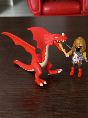 Playmobil Ιππότης με δράκο μεταχειρισμένο