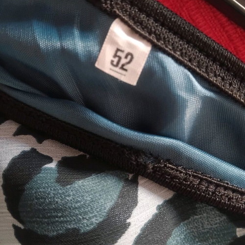 Blue leopard midi skirt like new with muslin and lace