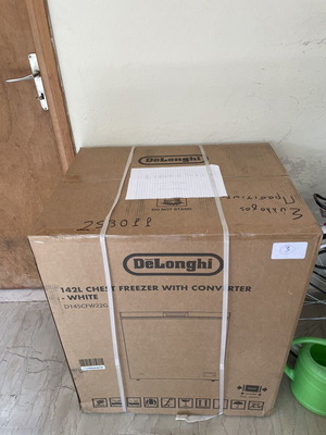 Κατάψυκτης Delonghi D145CFW22G καινούριος, 142L λευκός