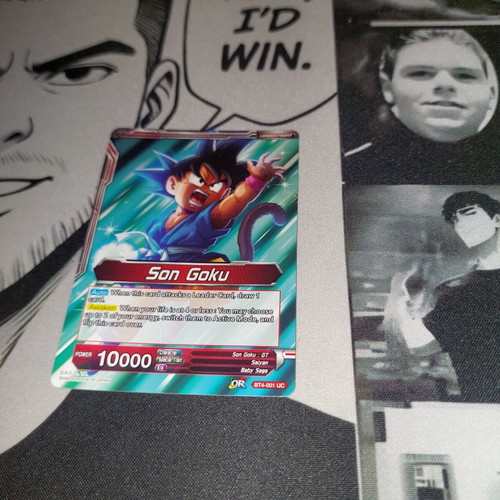 Energy Burst Son Goku card like new