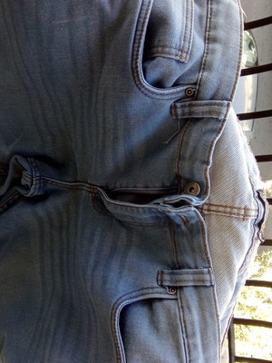 Men's denim jeans, size 32, thin fabric