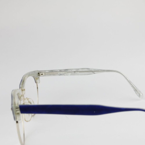 Robert la Roche vintage 80s eyeglasses new, blue and white