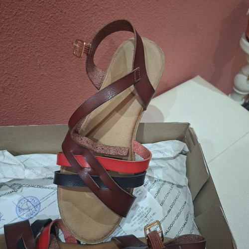 Leather sandals size 37 used