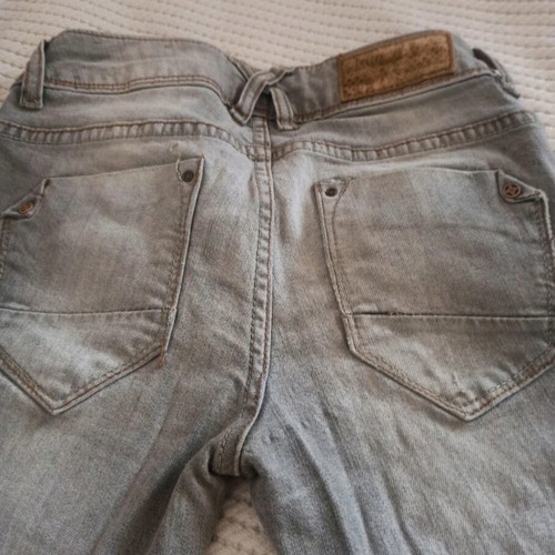 Skinny gray faded jeans Pull & Bear like new, size S