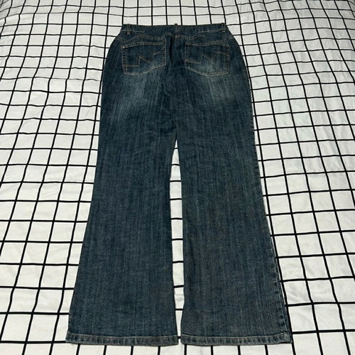 Y2K Vintage Noric Wide-Leg Bootcut Jeans Navy, new