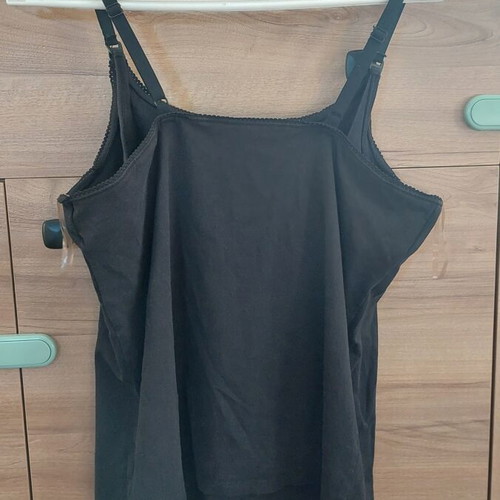 Prémaman maternity and nursing tank top size L like new black