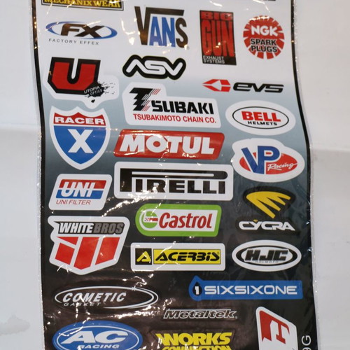 Motorcycle club vinyl stickers BB141 Motul new, 42x28cm