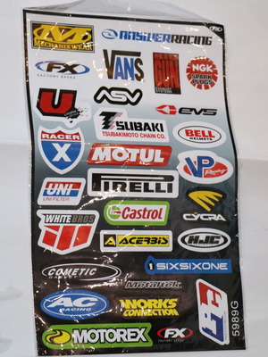 Motorcycle club vinyl stickers BB141 Motul new, 42x28cm