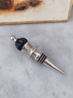 Koninklijke Begeer Silver Plated Wine Stopper new with original box