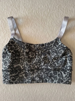 Lululemon σουτιέν σαν καινούργιο με ρυθμιζόμενες τιράντες, μαύρο και γκρι