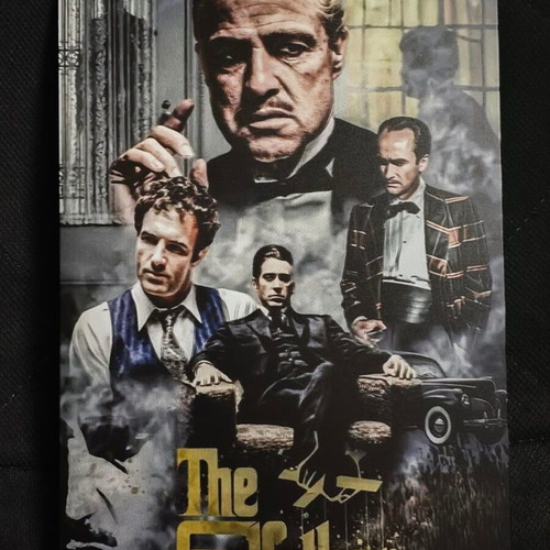 The Godfather metal poster like new, collectible decoration