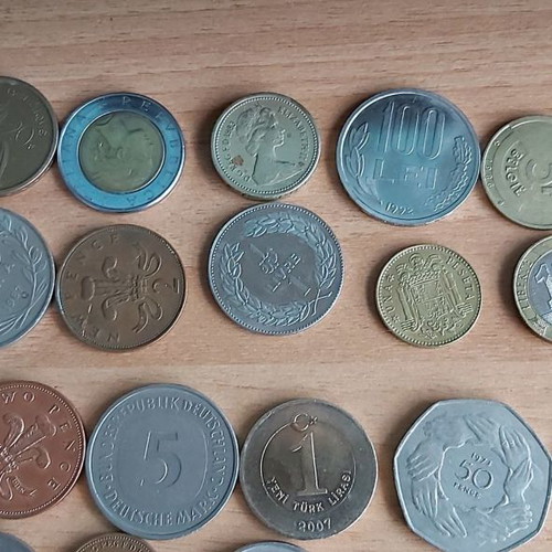 Συλλογή 69 νομισμάτων μεταχειρισμένη από 21 χώρες
