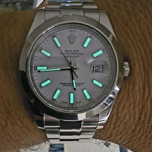 Ρολόι Rolex Datejust 41mm 2017 σαν καινούργιο, full set