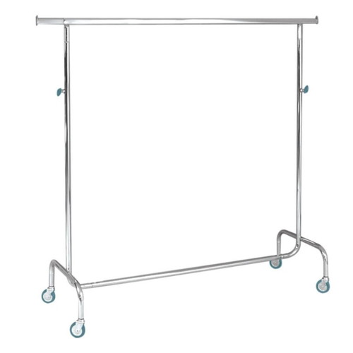 Clothing rack with wheels