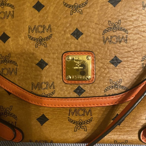 MCM shoulder bag like new with extra crossbody strap