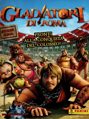 Gladiatori di Roma Panini sticker album new 2012