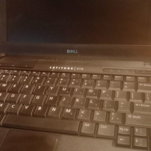 Dell Latitude 2110 Netbook, vintage collectible for parts or repair