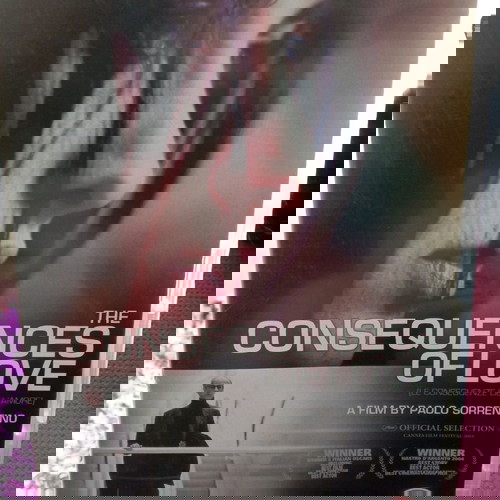 The Consequences of Love DVD σε πολύ καλή κατάσταση χωρίς καμία γρατσουνιά