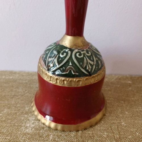 Handmade ceramic bell 18 cm used
