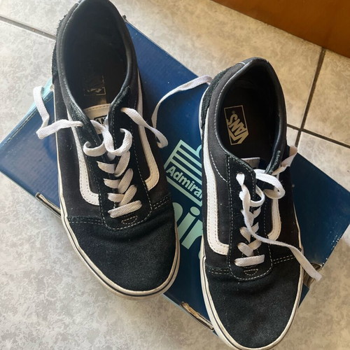 Vans Old Skool used, size 39, black sneakers