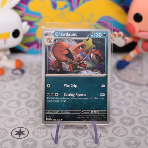 Pokemon Card Crawdaunt MEG 085 like new