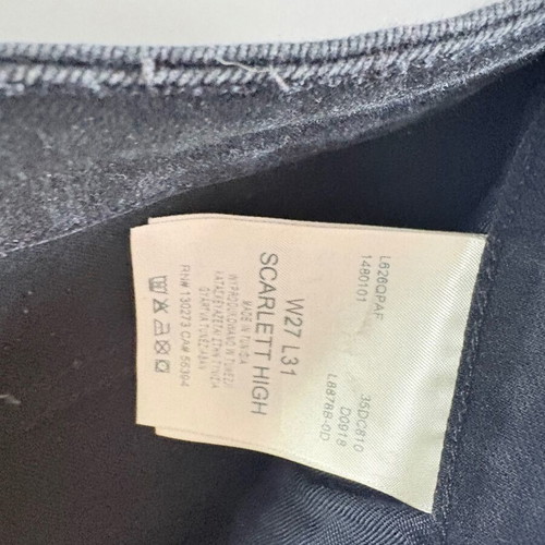 Lee jeans w27 waxed like new, black