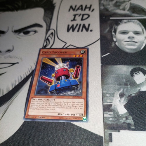 Card Trooper Yu-Gi-Oh! card used