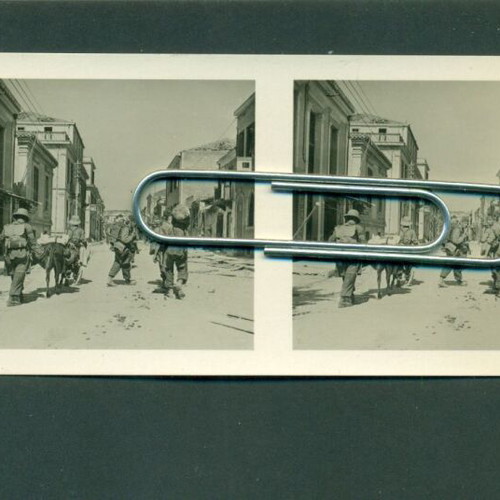 Stereoscopic photos German invasion Crete Chania like new