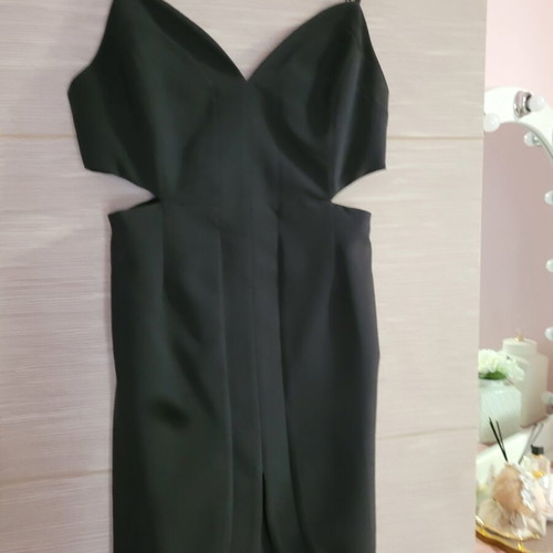Mind Matter women's mini dress with side cutouts, like new, black, size M