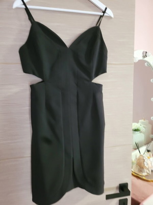 Mind Matter women's mini dress with side cutouts, like new, black, size M