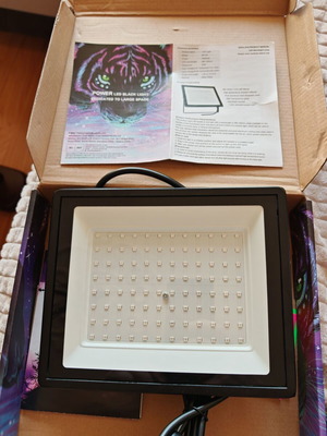 100W UV LED Black Light прожектор νέος, 385-400nm IP66