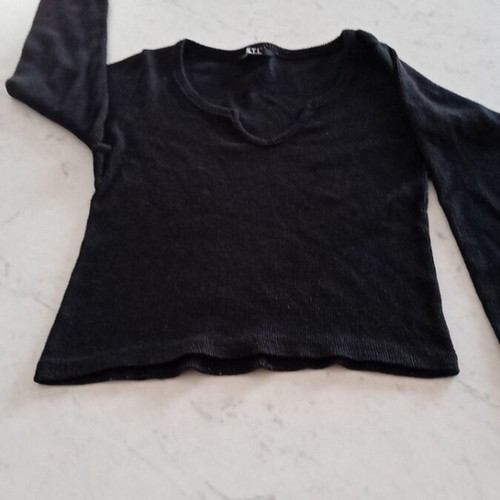 Women's black top like new, size S