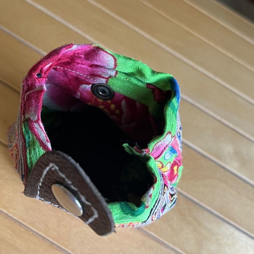 Boho Ethnic Small Handmade Wallet from Thailand like new, colorful