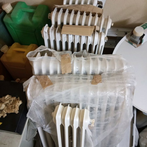 Heating radiator sections like new, 4-column 90cm 6, 3-column 90cm 10, 2-column 90cm 10, 3-column 60cm 10