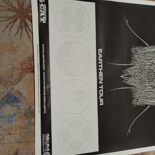 Lento Official Poster mint condition, post hardcore band