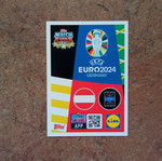 Topps Euro 2024 Match Attax Metal Shining Star κάρτα Christoph Baumgartner