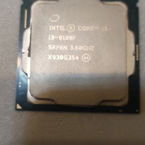 Intel i3 9100F 9th Gen Processor like new with cooler