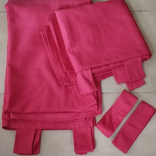 Curtain set bright fuchsia 2 pieces 1.50x2.50m new