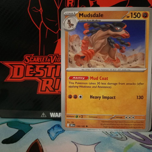Pokmon Mudsdale card #108 from Destined -  0,10 - Vendora.cy