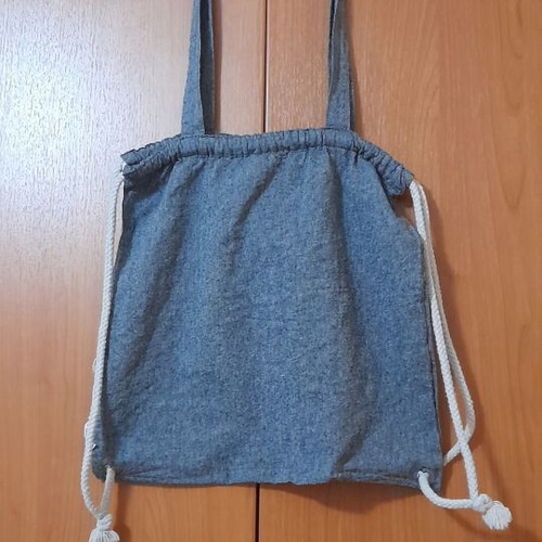 Backpack 2-in-1 fabric eco-friendly gray like new