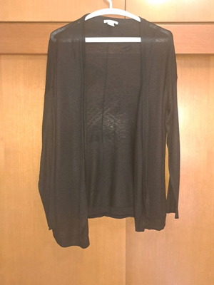 H&M cardigan black used, thin