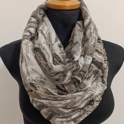 Women's scarf large thin Italian, new, multicolor
