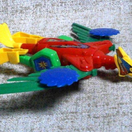 YING Bianxing vintage transformer bootleg bird robot figure, open card
