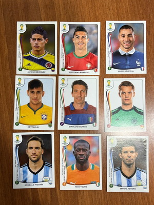 Panini FIFA World Cup 2014 stickers like new, rare