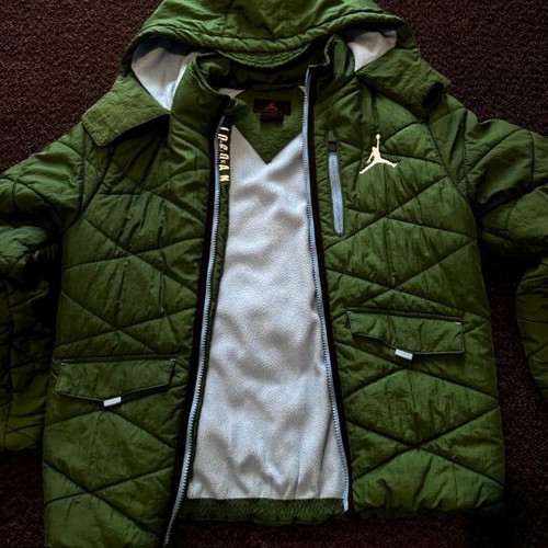 Jordan kids' jacket, boy 12-13 years, green