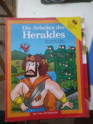 Book The Labors of Herakles with Riddles and Games, German