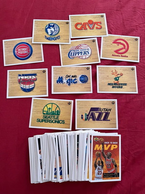 Κάρτες NBA Upper Deck μεταχειρισμένες, πακέτο 120 τεμάχια