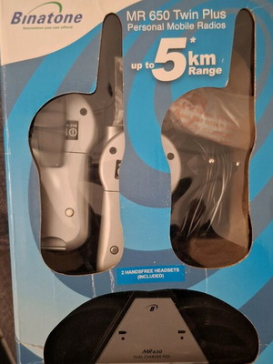 Ασύρματοι Binatone MR 650 Twin Plus καινούργιοι στο κουτί
